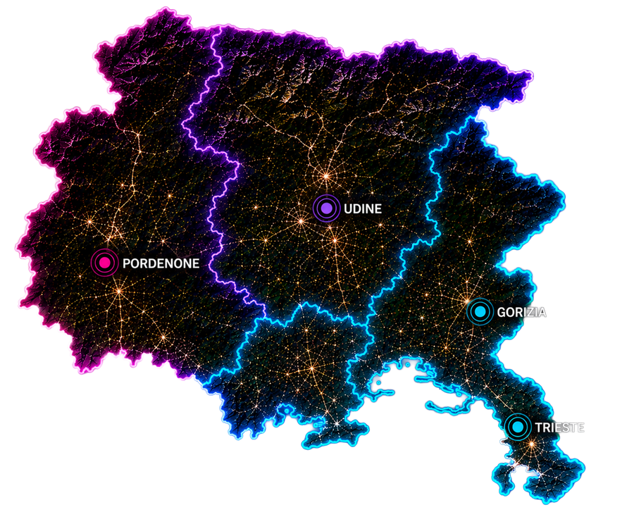 Cartina Friuli Venezia Giulia