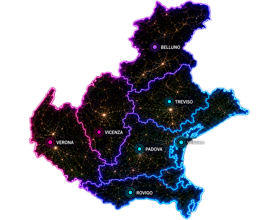 Cartina Veneto